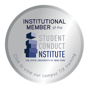 Student Conduct Institute training badge