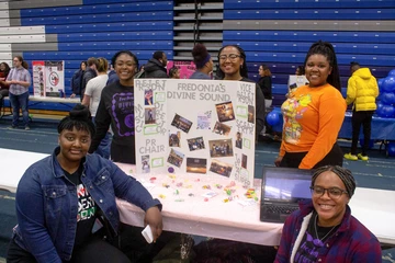 students at Activities Night on campus