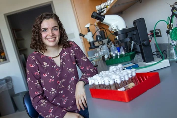 Elizabeth Hahn is a Biology major, with a Music minor in the Class of 2021.