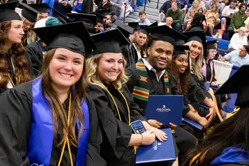 Fredonia scholars at commencement